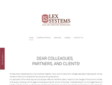 Tablet Screenshot of lexsystems.ru